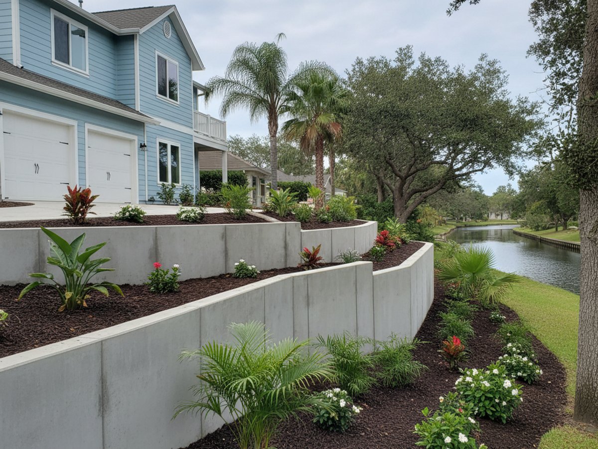 Decorative Concrete Overlays completed by BCL Concrete Constructions in Benton, LA
